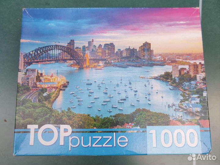 Пазлы набор 8 штук 1000, 1500, 2000 деталей