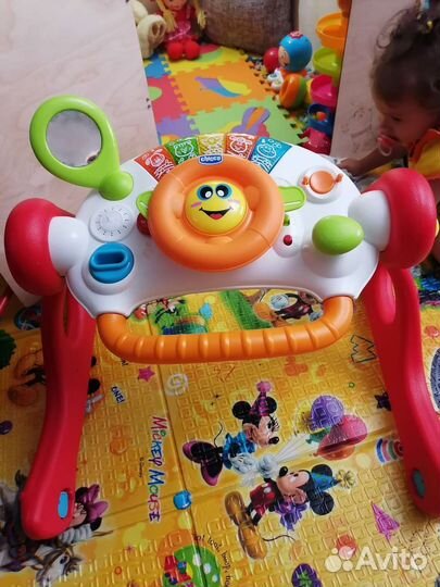 Развивающий стол, ходунки, каталка