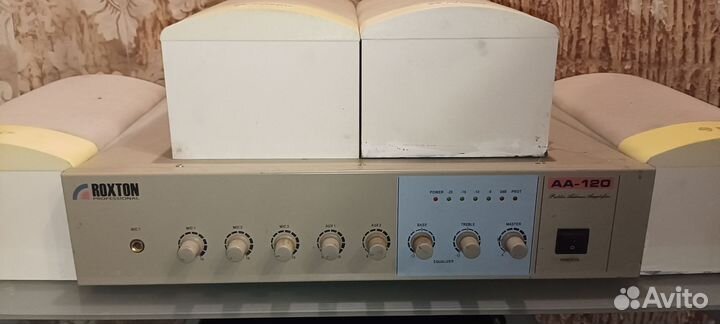 Усилитель roxton AA-120 4 оповещателя dosch