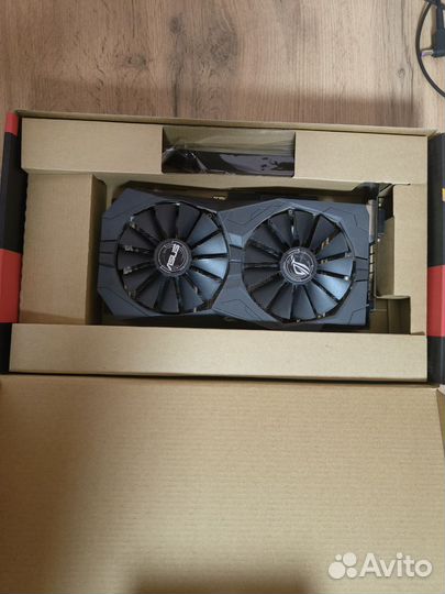 Видеокарта asus strix rx 570 4gb
