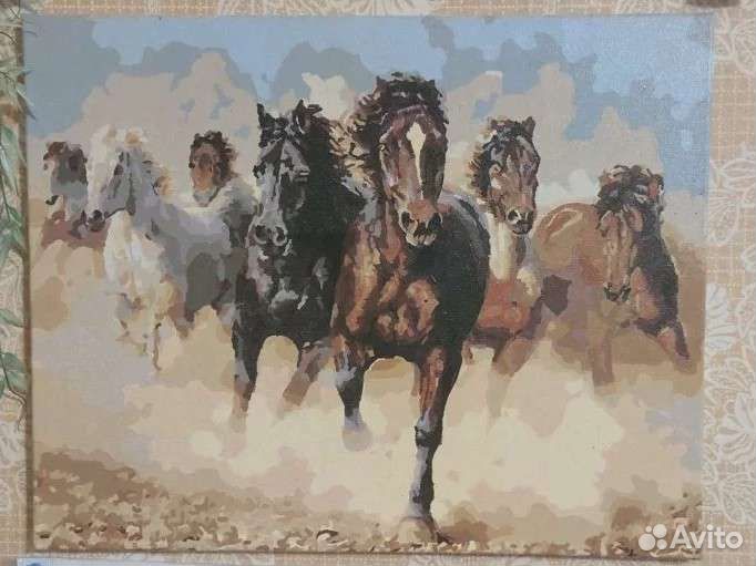 Картина холст акрил