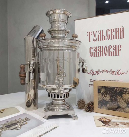 Самовар на дровах. Медалист 3,5л. Оригинал RR