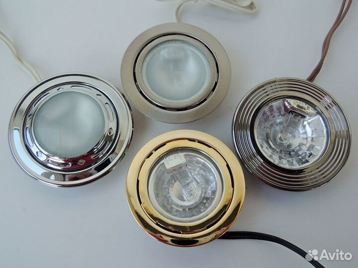Светильники врезные для галогенных лампочек