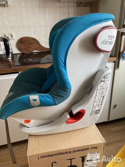 Britax 9-18 кг, бирюзовое, на ремне King II LS