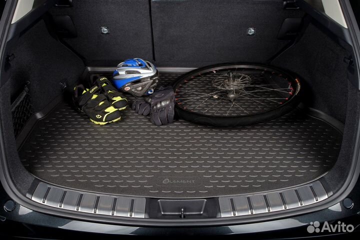 Коврик в багажник lexus LX 470 1998-2007, ун., длин. (полиуретан, серый) / Лексус лх