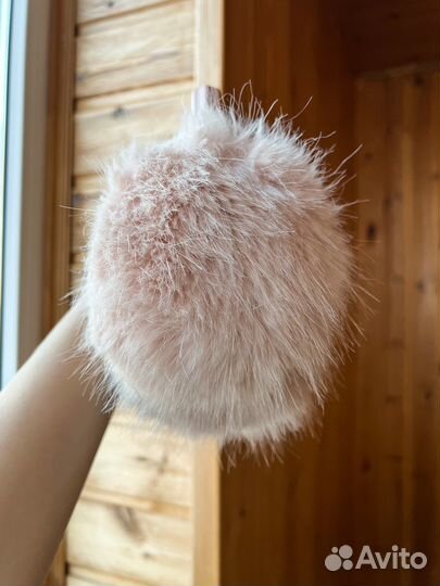 Меховые наушники (h&m)