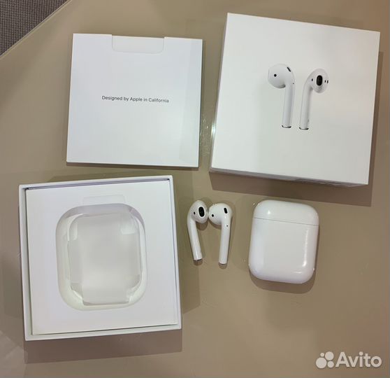 Беспроводные наушники apple airpods оригинал