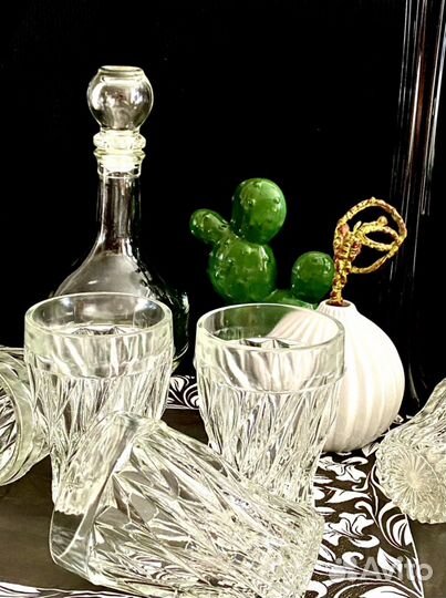 Хрустальные стаканы, бокалы, стопки из СССР