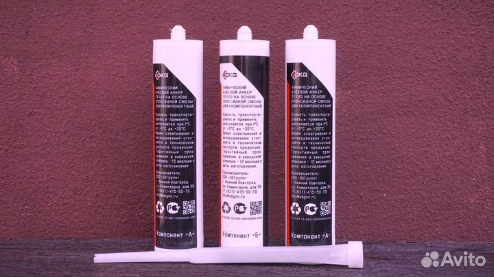 Анкер химический окг те 100 (1000мл.) инъекционный