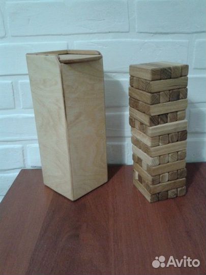 Игра Дженга (Jenga) Падающая башня 4х4