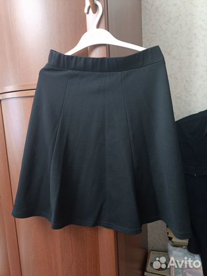 Юбка школьная черная
