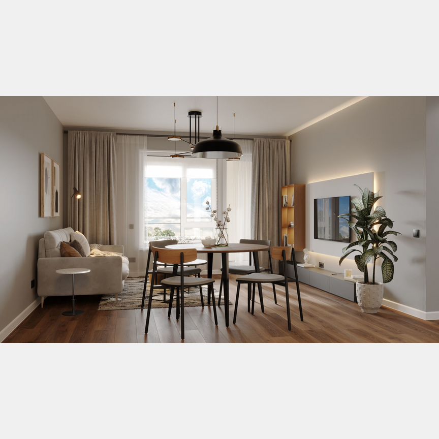 2-к. квартира, 51,7 м², 12/15 эт.
