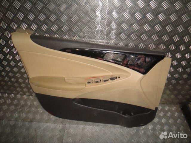Обшивка двери Sonata GF (10-14) пер L под эсп б\у (арт. 823013S100RY)