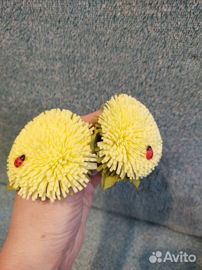 Резинки одуванчики из. фоамирана