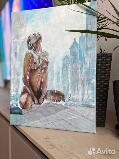 Картина на холсте девушка