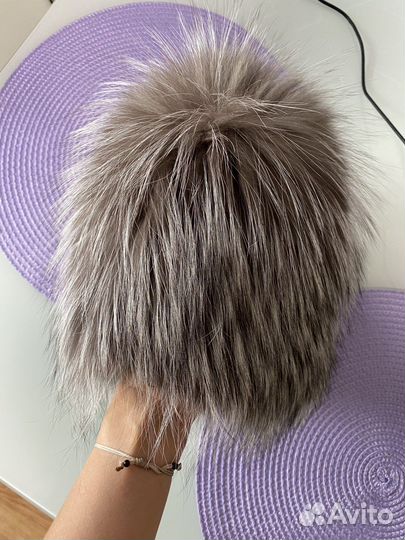 Шапка натуралтная меховая