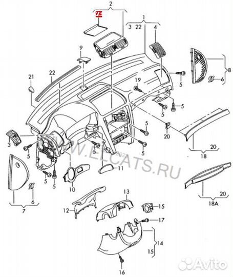 Коврик Skoda Octavia 1Z3 2010 1Z0857938B