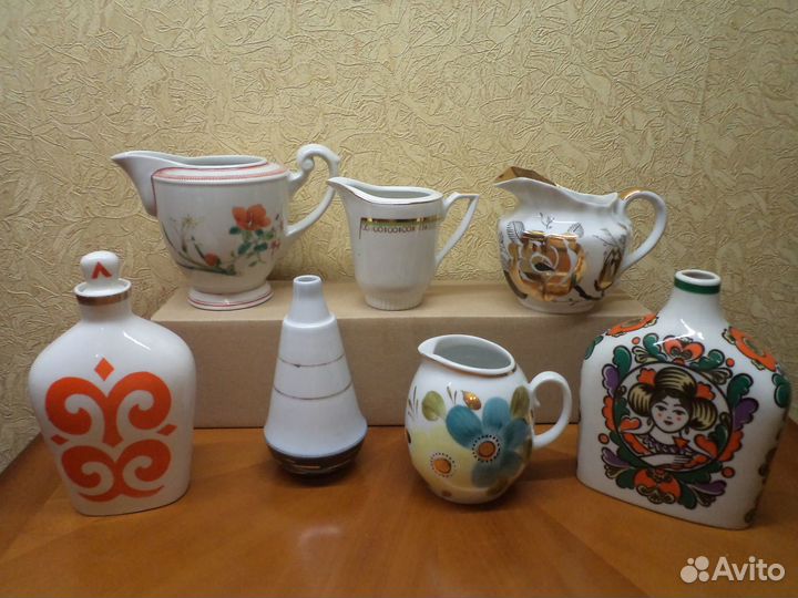 Молочники фарфор СССР и другие