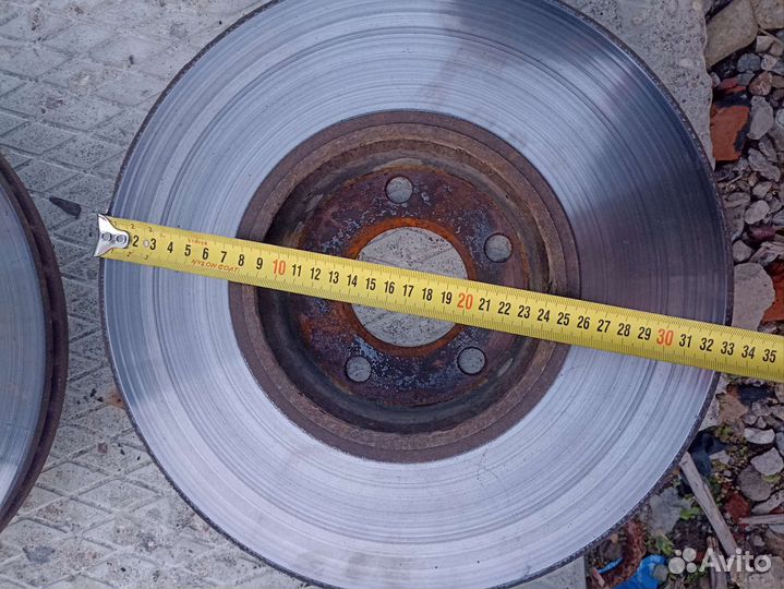 Комплект тормозных дисков к бмв Х5 Е70 (б/у)