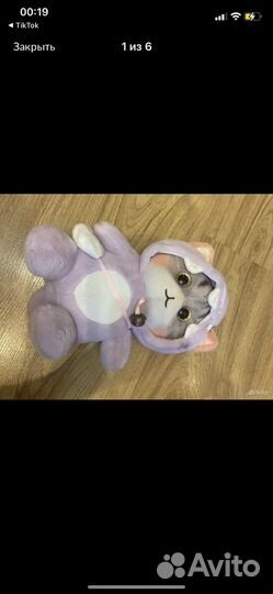 Мягкая игрушка кот