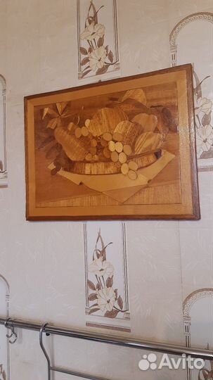 3 панно шпон по дереву маркетри