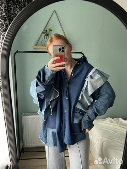 Рубашка пэчворк