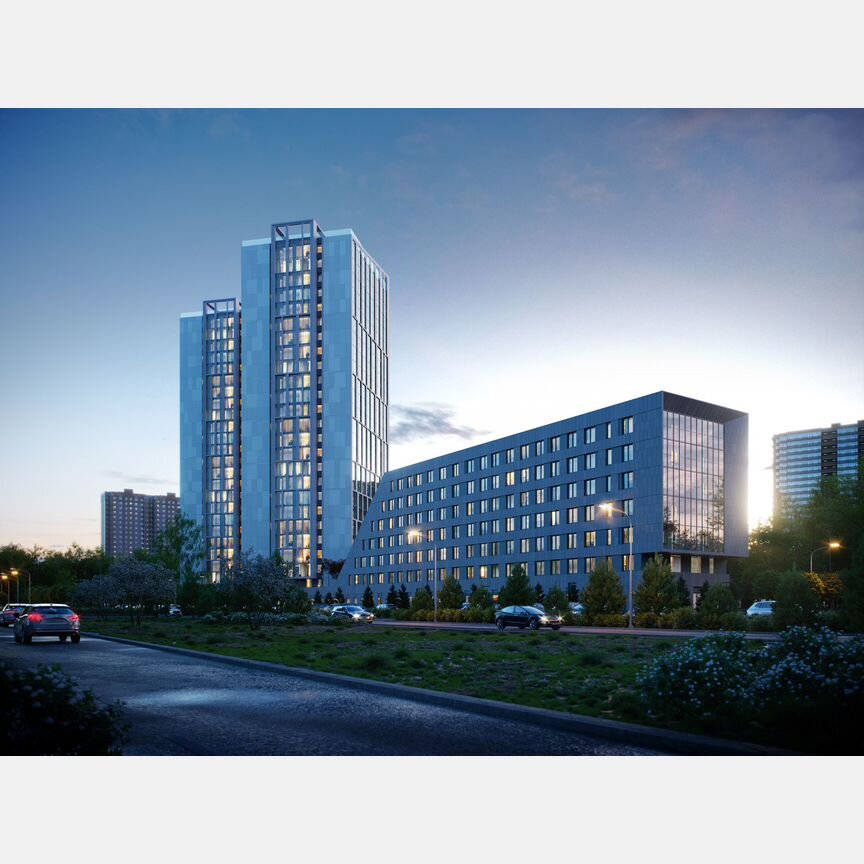 1-к. квартира, 36 м², 18/25 эт.