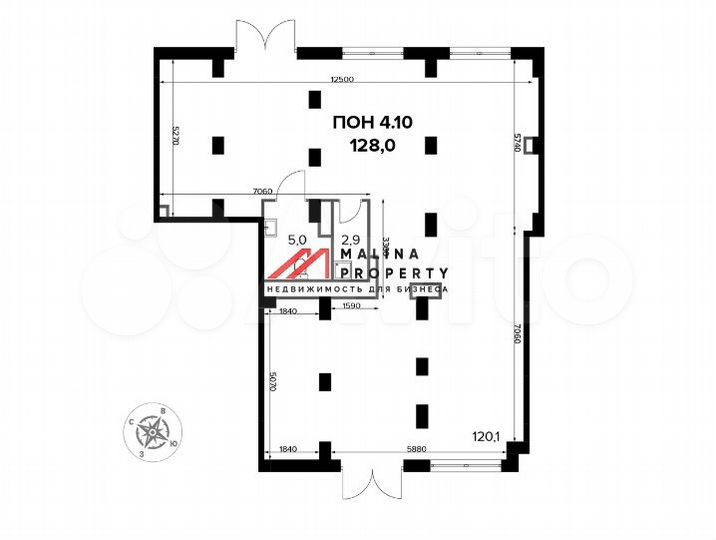 Продам торговое помещение, 128 м²