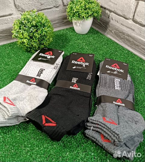 Носки reebok короткие