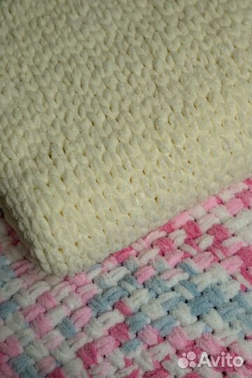 Мягкие пледы ручной работы