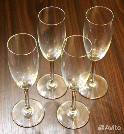 Фужеры для шампанского советских времён - 2 набора