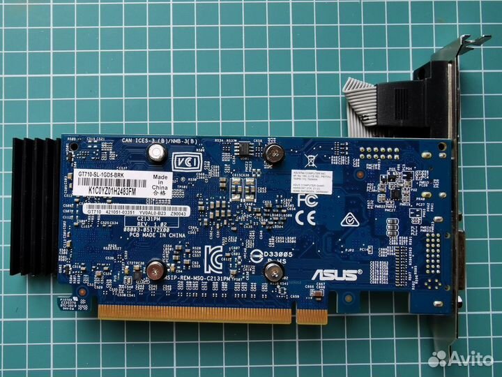 Видеокарта asus GeForce GT 710 1 гб