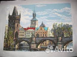 Канва для вышивания нитками мулине и бисером