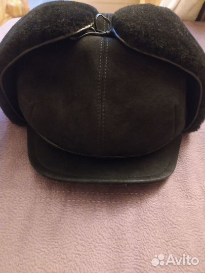 Меховая мужская кепка