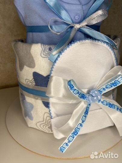 Торт из памперсов подгузников