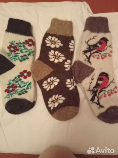 Носки женские шерстяные