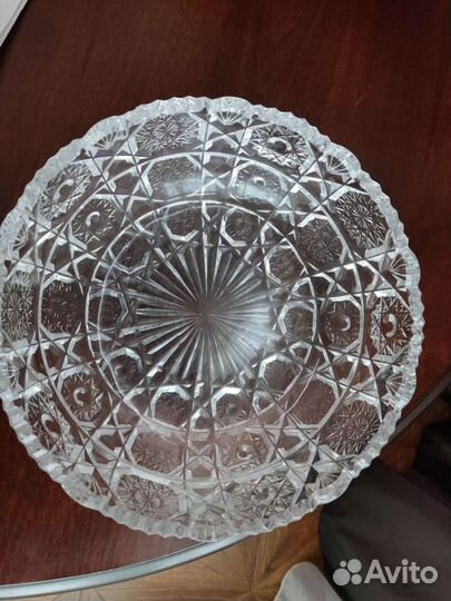 Хрустальная ваза для фруктов