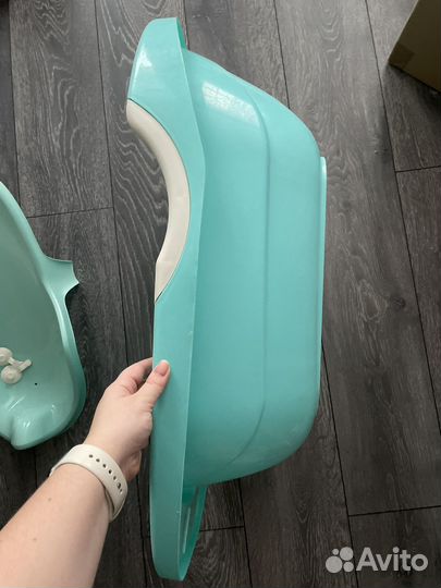 Ванночка для купания новорожденного + горка