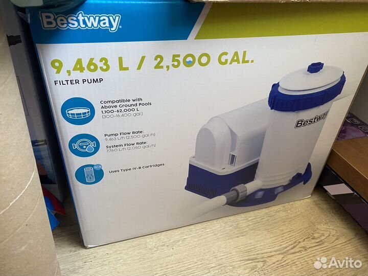 Bestway картриджный фильтр-насос 58391