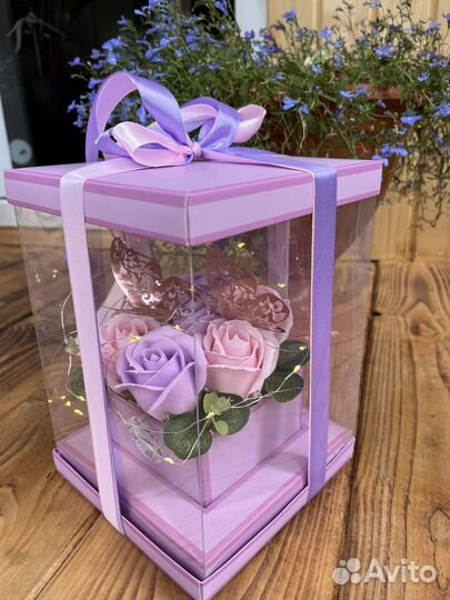 Бабочки с тиктока с мыльными розами