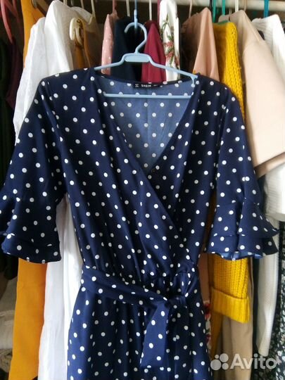 Комбинезон летний в горошек