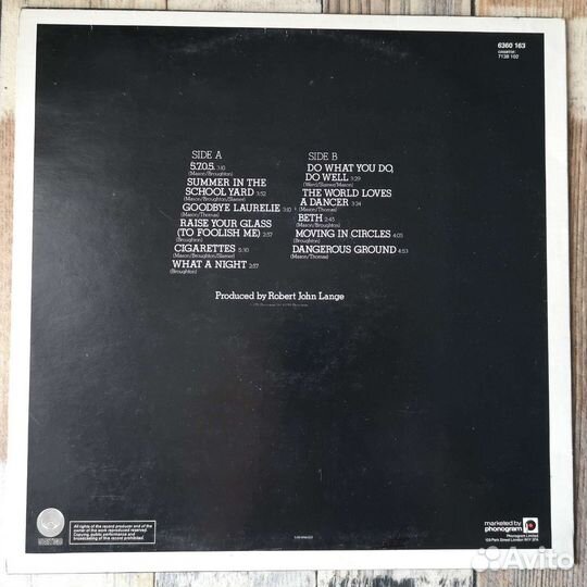 Пластинка Винил City Boy - Book Early 1978