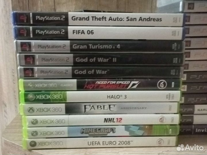 Игры на xbox 360,ps2, psp