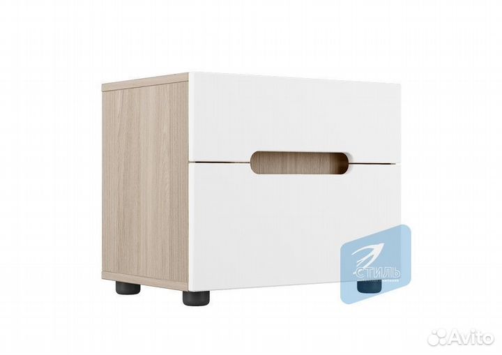 Палермо-3 Тумба прикроватная Ясень Шимо светлый Бе