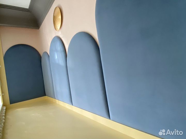 Мягкие стеновые панели в детской