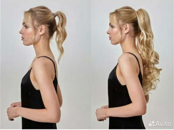 Хвост шиньон на крабе