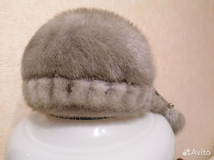 Шапка норковая женская