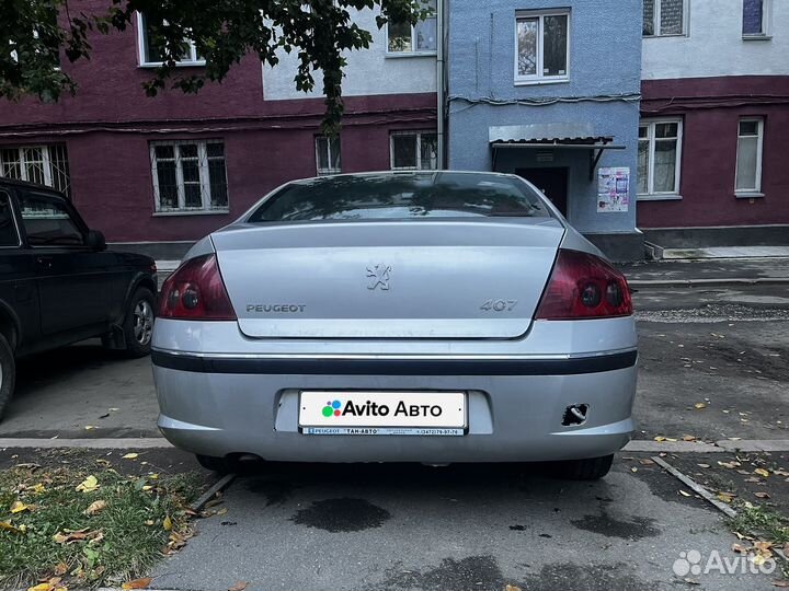 Peugeot 407 2.0 МТ, 2004, 206 000 км