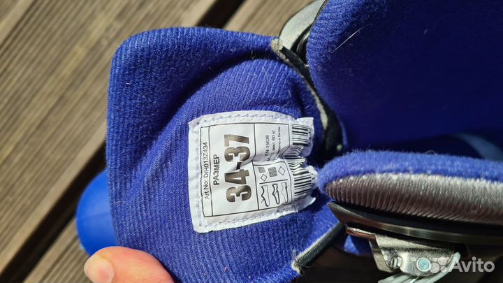 Коньки раздвижные nordway 34-37