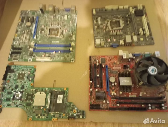 Материнская плата для пк,ноутбука нерабочее13 плат